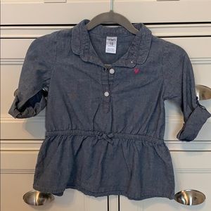 Carter’s Girls Denim Top - 18 months